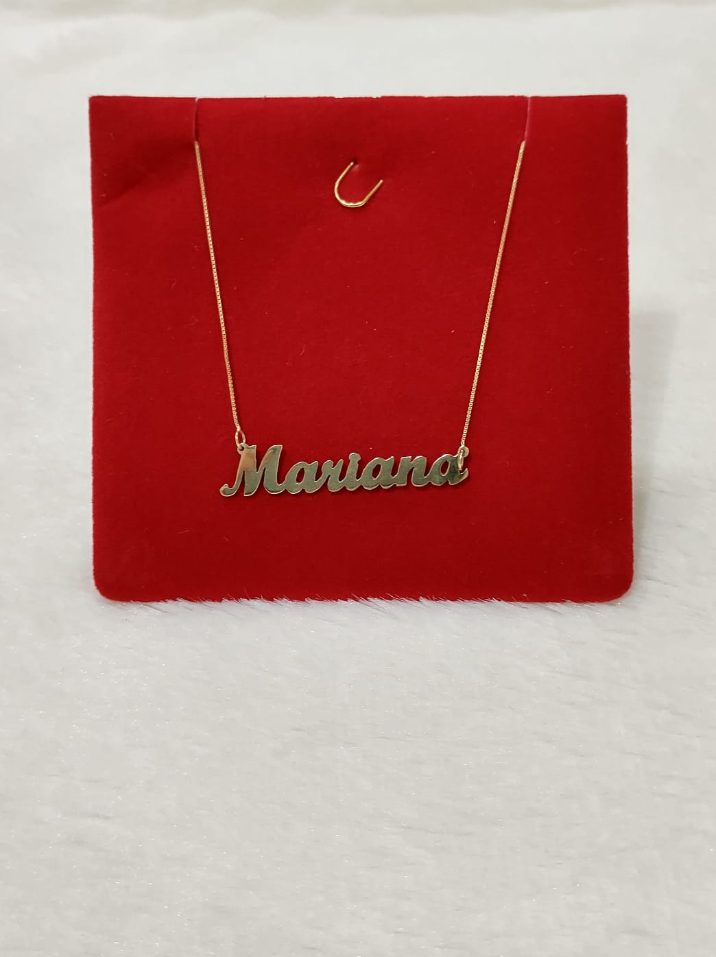 Colar nome personalizado — ouro 18k