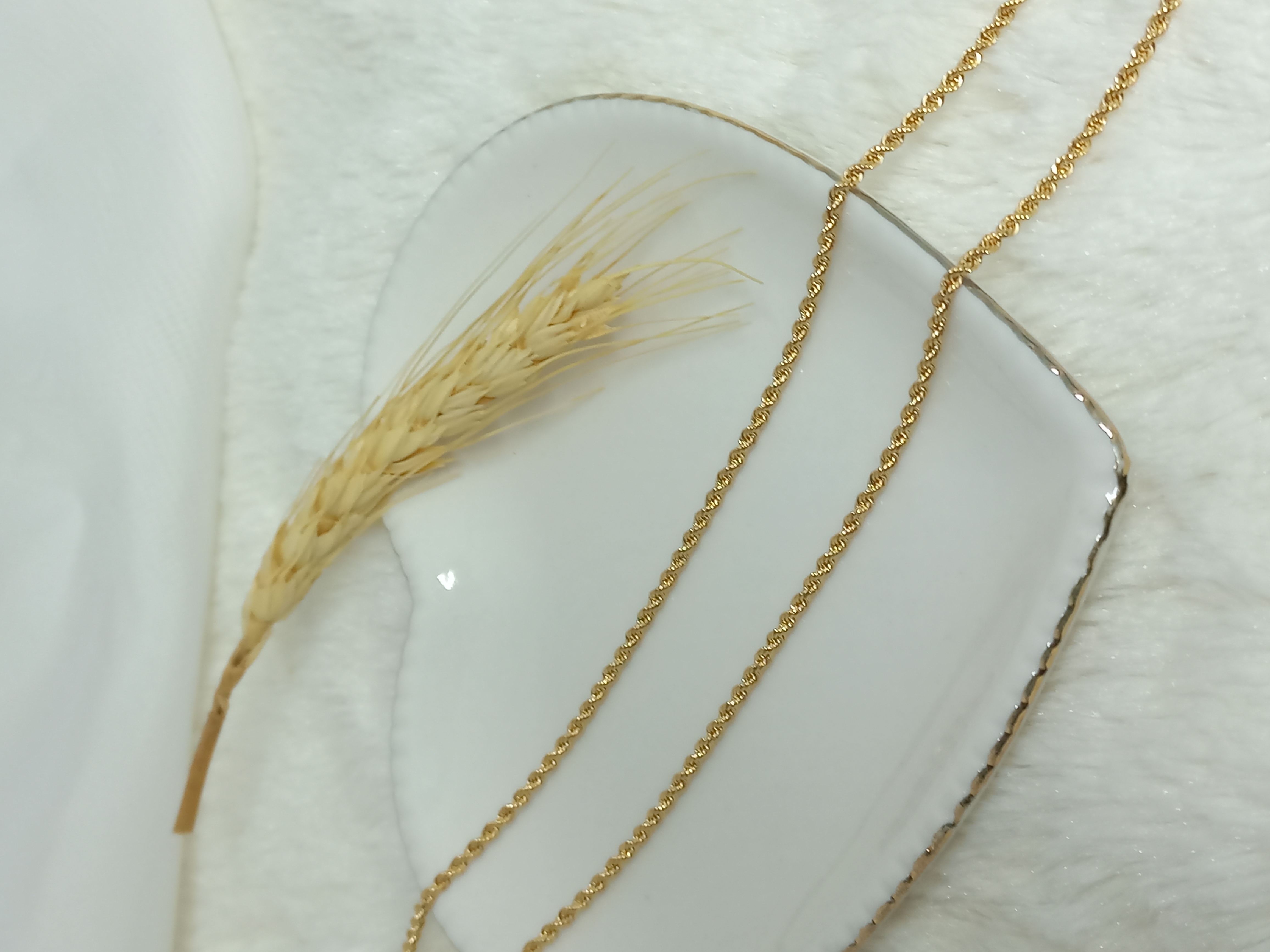 Cordão baiano rope — ouro 18k