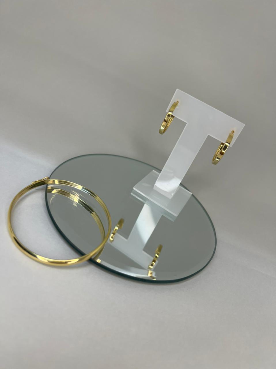 Pulseira bracelete bangle — ouro 18k