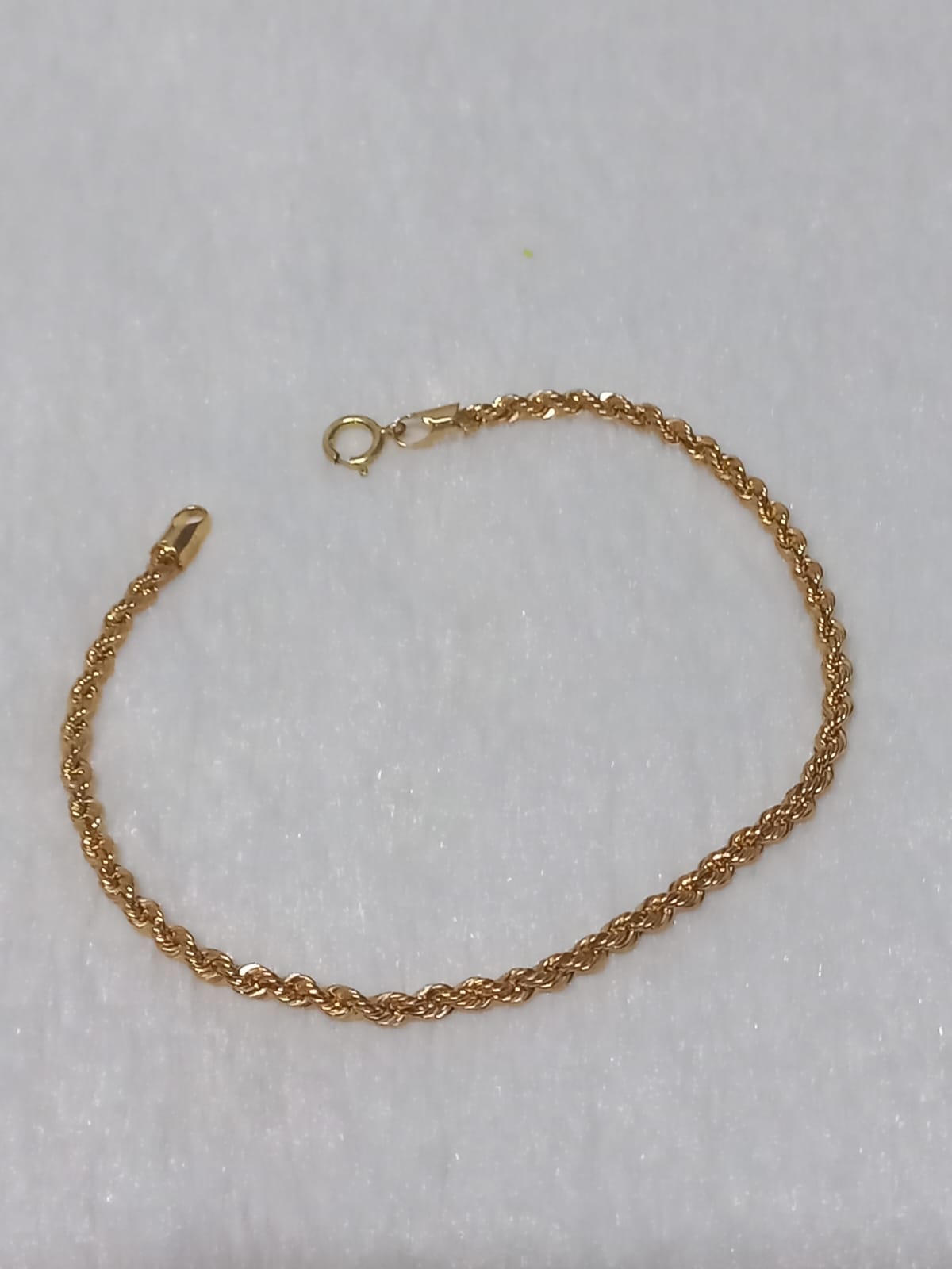 Pulseira cordão baiano — ouro 18k