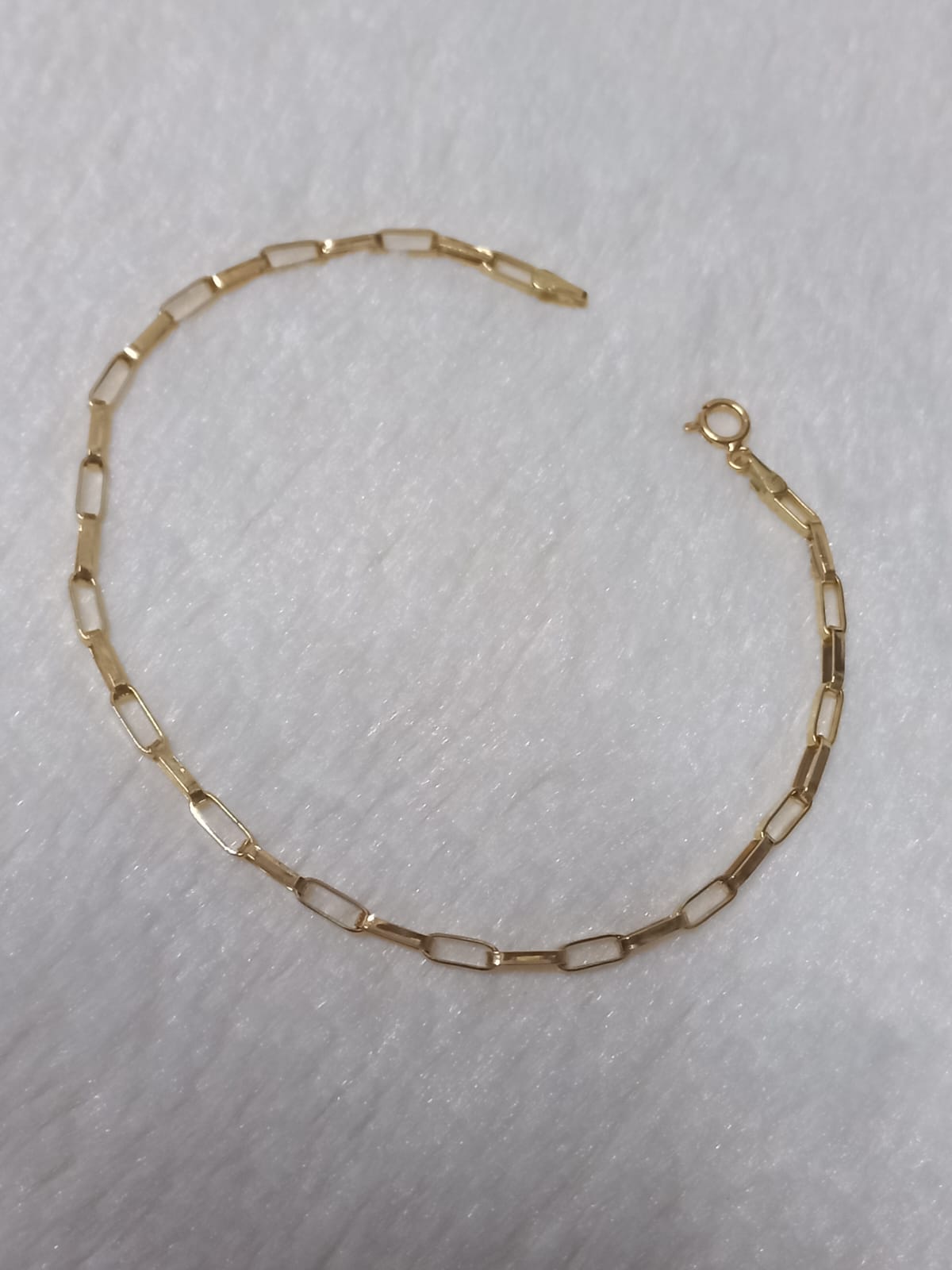 Pulseira elo cartier — ouro 18k